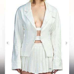 NWT My Mum Made It Sash Open Blazer Jacket M